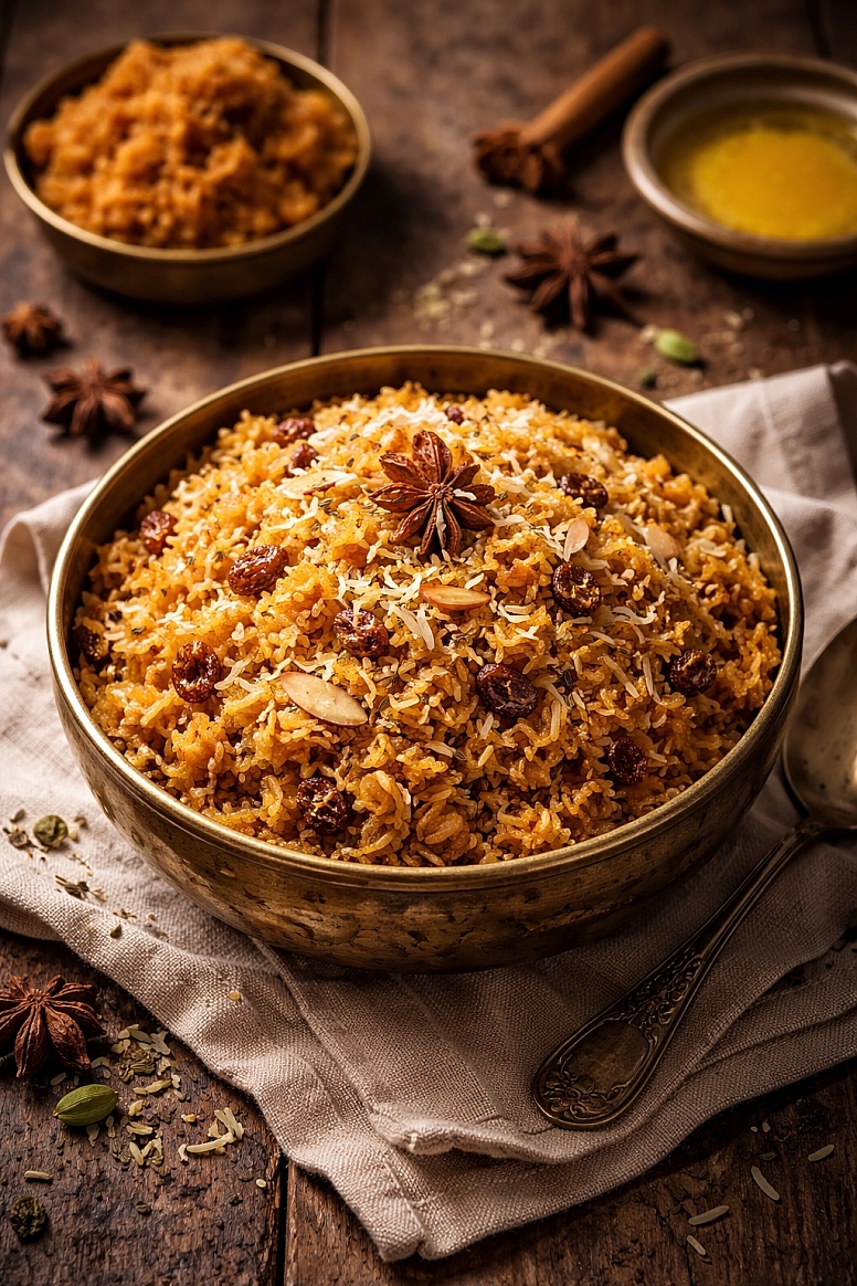 gur wale chawal recipe