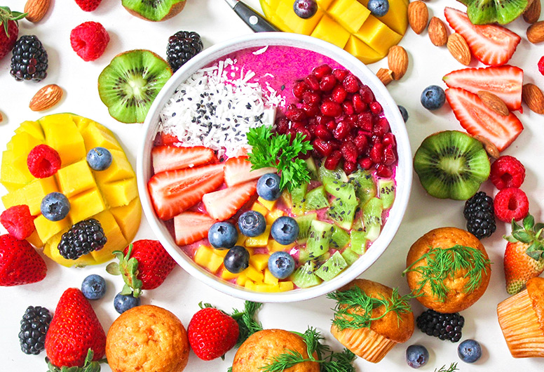 Fruits, Vegetables and Whole Grains