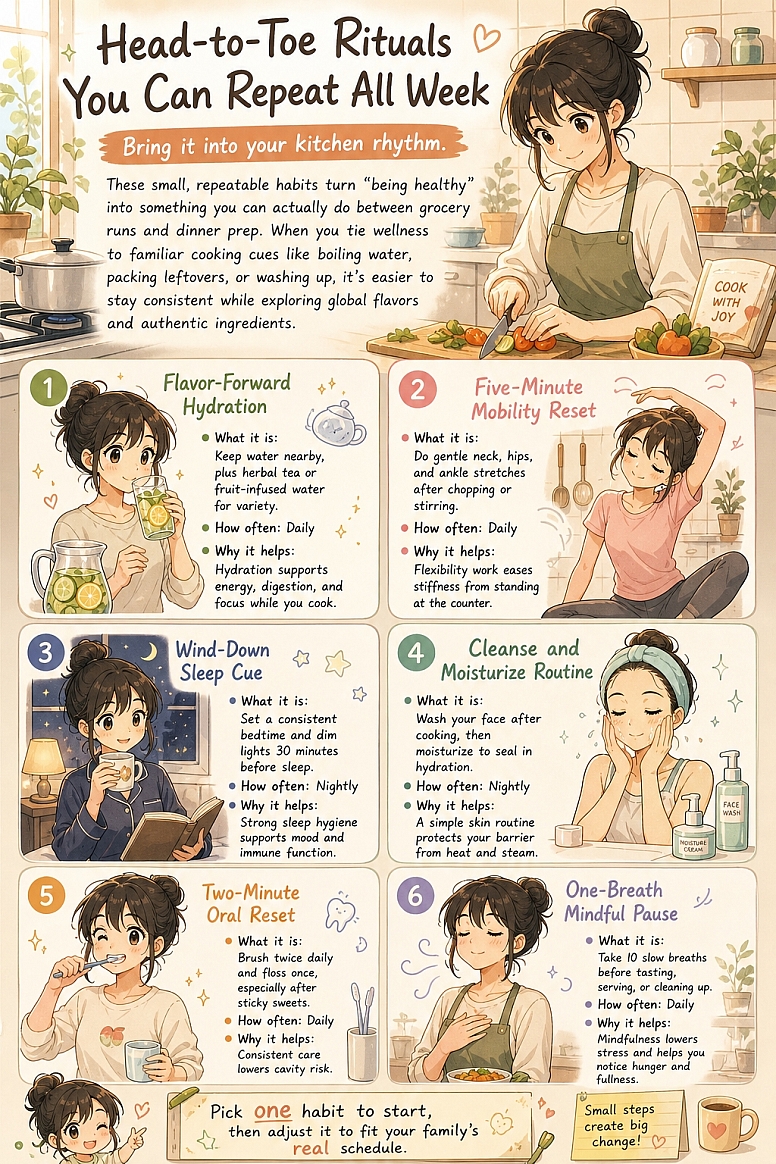 kitchen wellness habits for a peaceful life