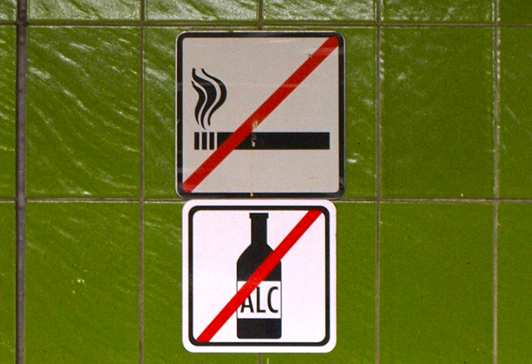 No smoking or drinking