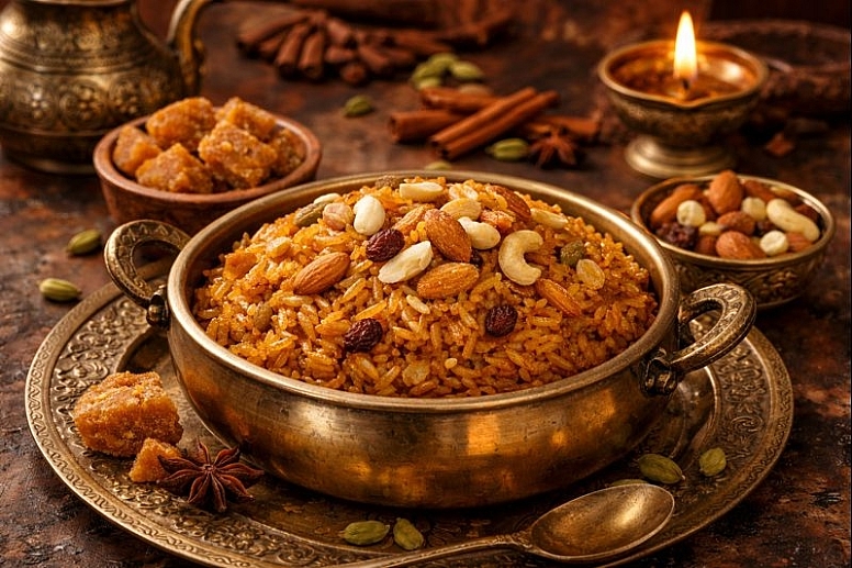 the role of jaggery in gur wale chawal