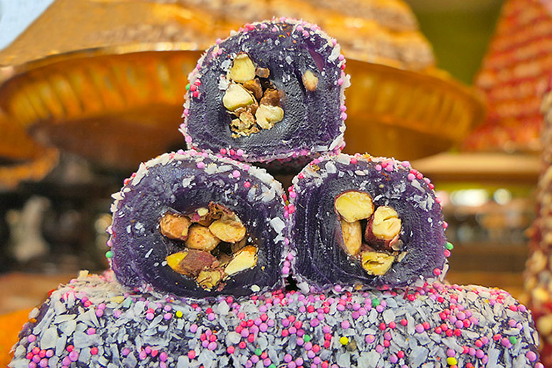 Blackcurrant Turkish Delight