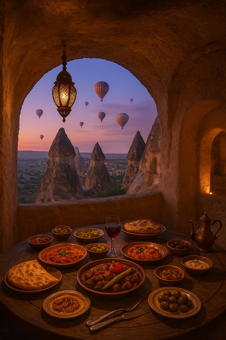 twilight feast in cappadocia