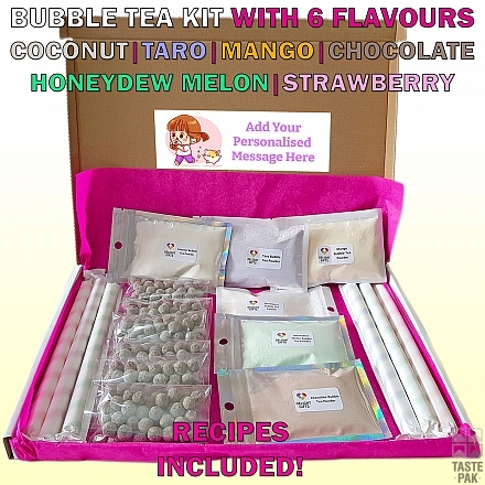 DIY Bubble Tea Kit with Six Flavours