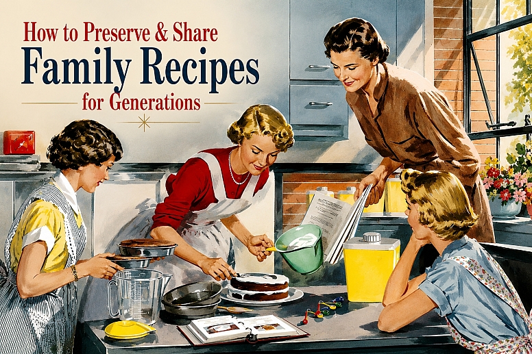 How To Preserve Family Recipes For Generations