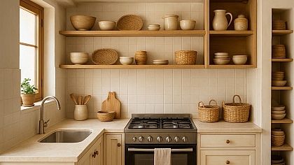 Maximizing Space in Small Kitchens Eastern-Style Storage Solutions